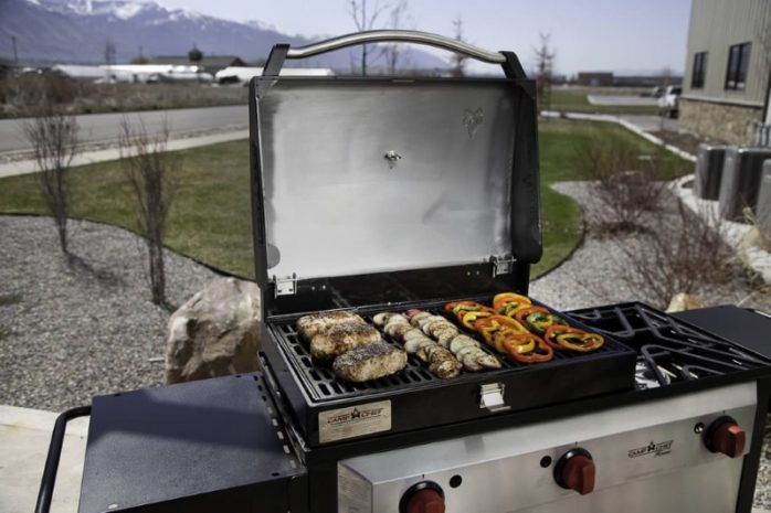 Camp Chef Deluxe Stainless Steel BBQ Box Silver Silver W